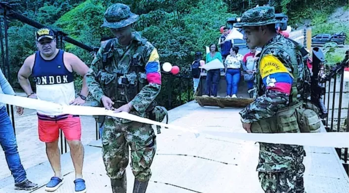 Puente de las disidencias en Nariño Puente de las disidencias en Nariño