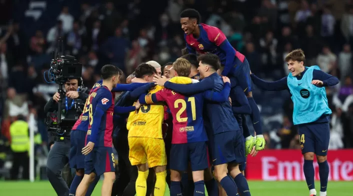 Barcelona goleo al Real Madrid Barcelona goleo al Real Madrid