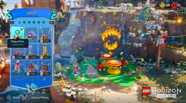 Lego Horizon Aventures permite cambiar la apariencia de los personajes Lego Horizon Aventures permite transformar a los personajes