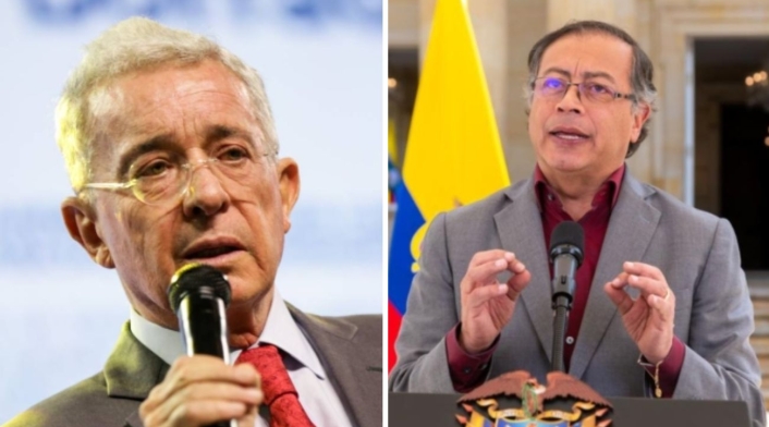 Álvaro Uribe y Gustavo Petro Álvaro Uribe y Gustavo Petro