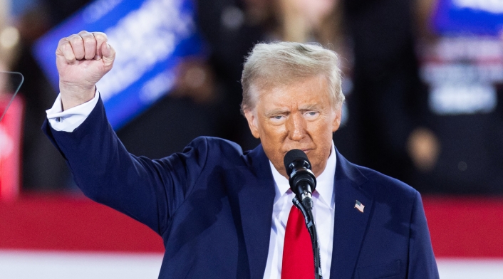 Donald Trump Donald Trump cierra su campaña en Grand Rapids, Míchigan, un lugar de superstición y tradición republicana.