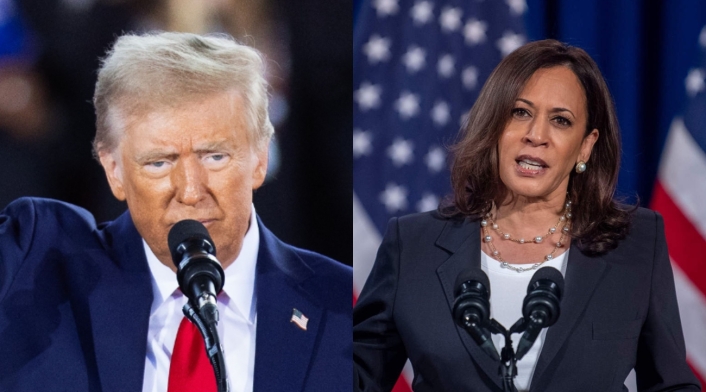 Kamala Harris y Donald Trump en elecciones Kamala Harris y Donald Trump