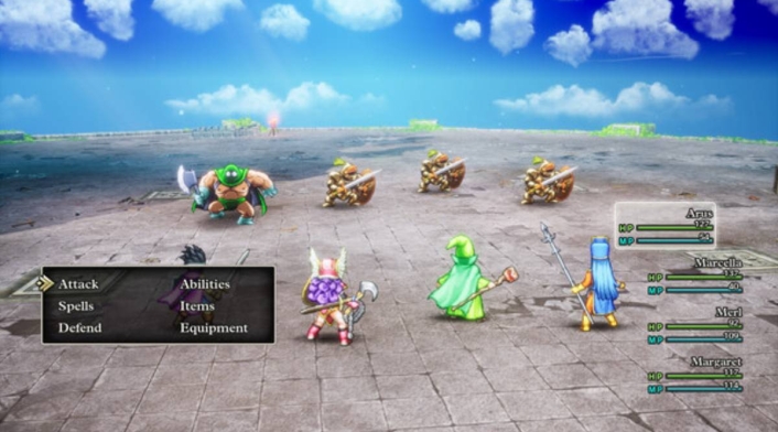 DRAGON QUEST III HD-2D Remake batallas DRAGON QUEST III HD-2D Remake