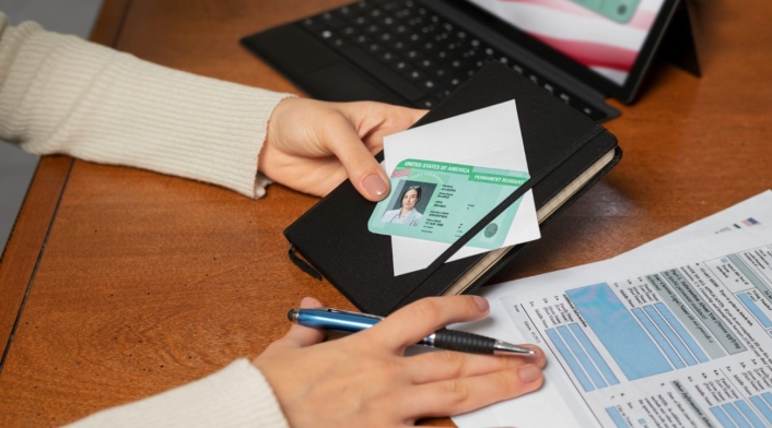 Green card Green card