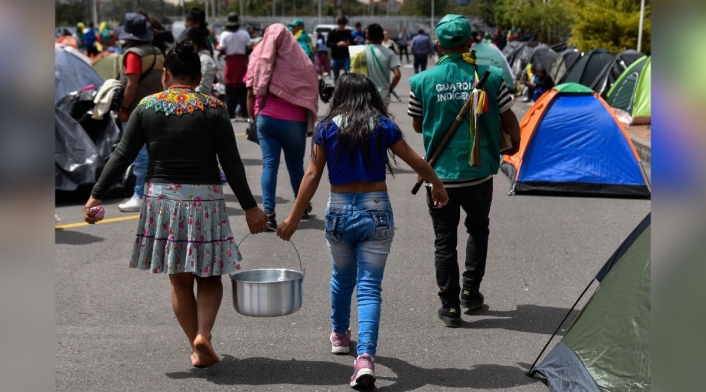 Indígenas embera | Unidad Nacional de Tierras | Retorno | Asentamiento | Bogotá | Noviembre 2024