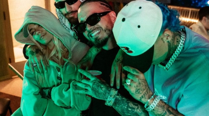J Balvin muestra su apoyo a Karol G tras la canción +57 J Balvin, Karol G, Maluma, Blessd