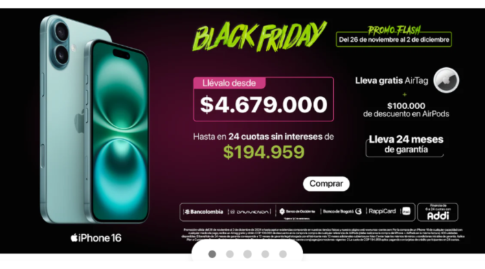Ofertas en Apple por Black Friday Ofertas en Apple por Black Friday
