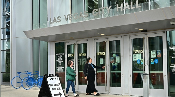 Votantes en Las Vegas, Nevada. Nevada es uno de los estados clave para decidir la Presidencia de Estados Unidos Votantes en Las Vegas, Nevada. Nevada es uno de los estados clave para decidir la Presidencia de Estados Unidos