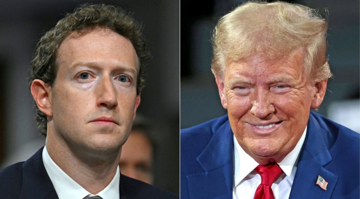 Mark Zuckerberg y Donald Trump Mark Zuckerberg y Donald Trump