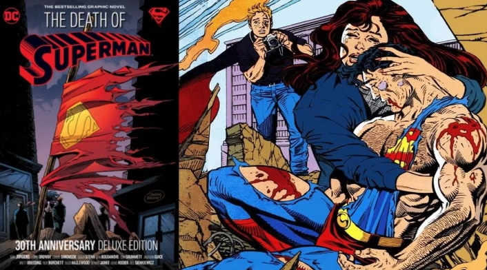 Comic de la muerte de Superman La muerte de Superman