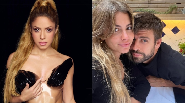 Shakira, Clara Chía y Gerard Piqué Shakira, Clara Chía y Gerard Piqué
