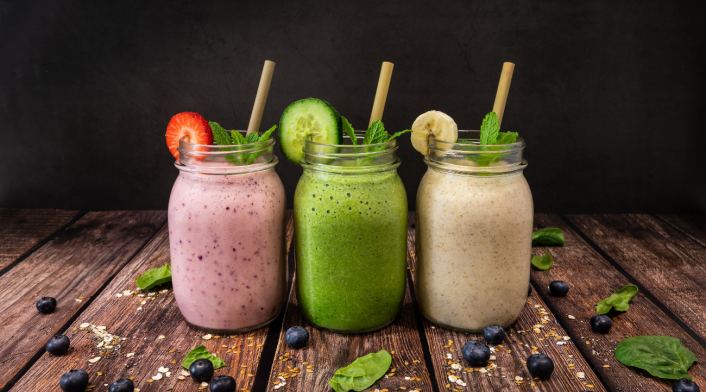 3 BATIDOS SALUDABLES fáciles para DESAYUNAR 3 BATIDOS SALUDABLES fáciles para DESAYUNAR