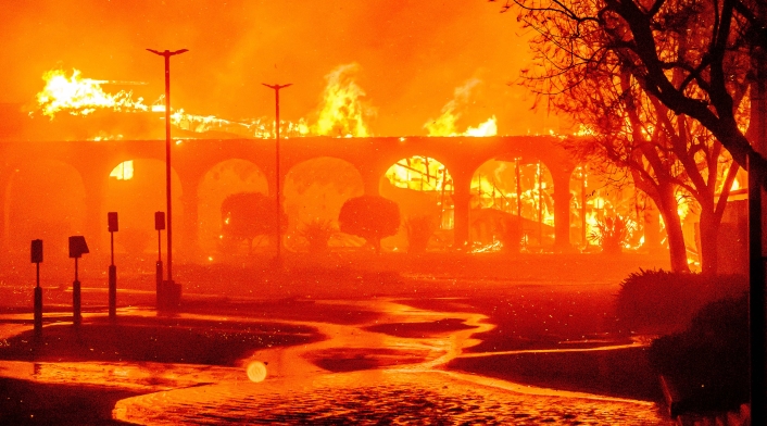 Incendio en Los Ángeles, California Incendio en Los Ángeles, California