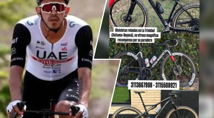Asaltan vivienda del ciclista Juan Sebastián Molano