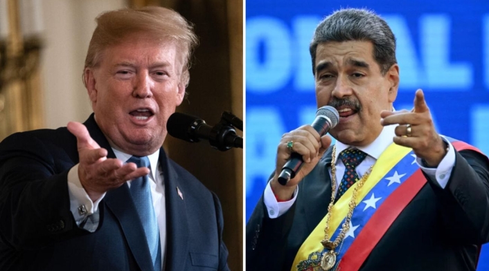 Donald Trump y Nicolás Maduro Donald Trump y Nicolás Maduro