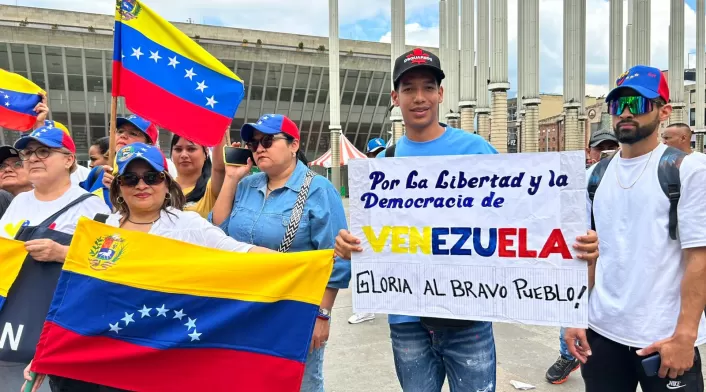 Movilizaciones de venezolanos en Medellín Movilizaciones de venezolanos en Medellín
