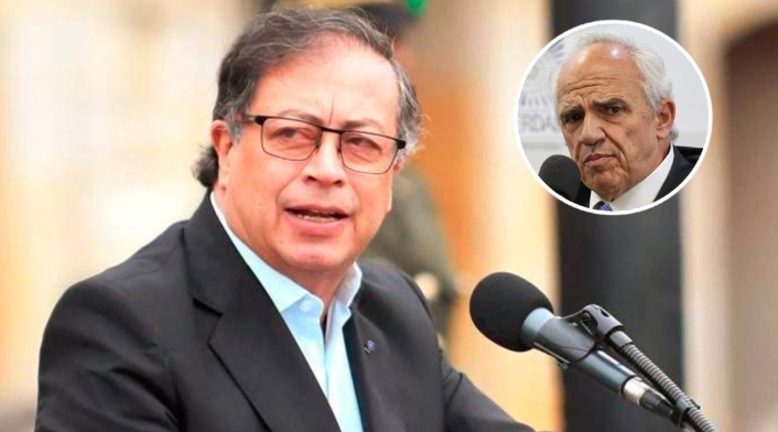 Gustavo Petro y Ernesto Samper Gustavo Petro y Ernesto Samper