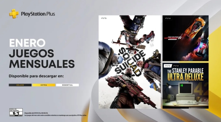 Juegos gratis PS+ enero 2025 Juegos PS+ enero 2025