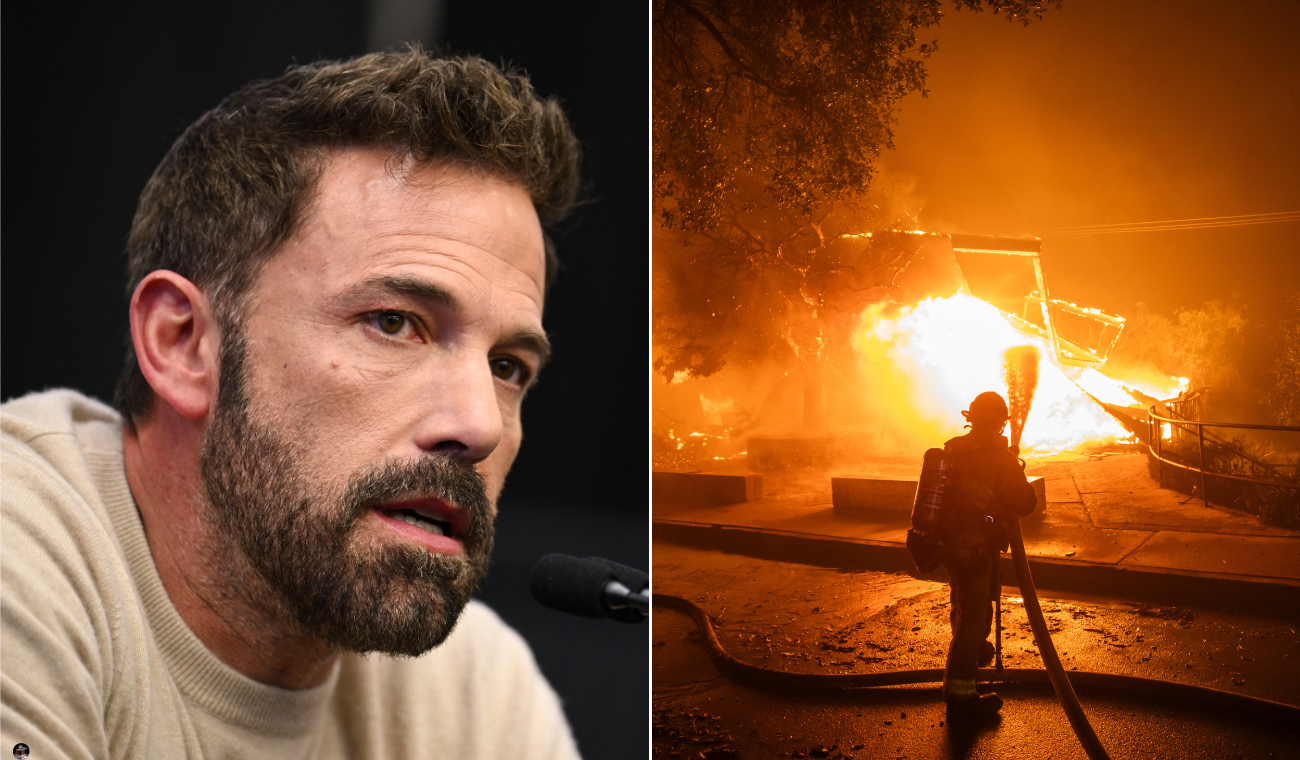 Ben Affleck y otras celebridades evacuadas por los incendios forestales en Los Ángeles Ben Affleck y otras celebridades evacuadas por los incendios forestales en Los Ángeles