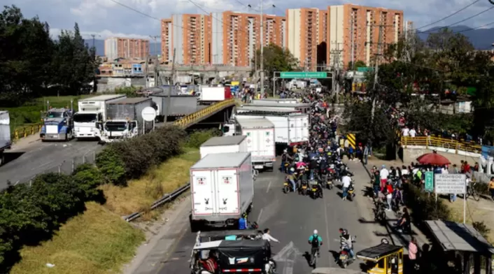 Paro camionero en Colombia Paro camionero en Colombia