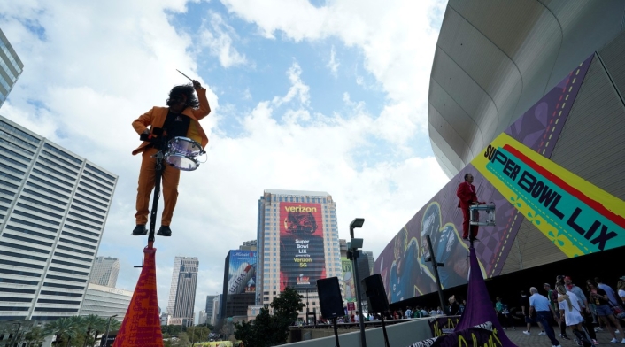 Caesars Superdome en Nueva Orleans sede del Super Bowl Caesars Superdome en Nueva Orleans