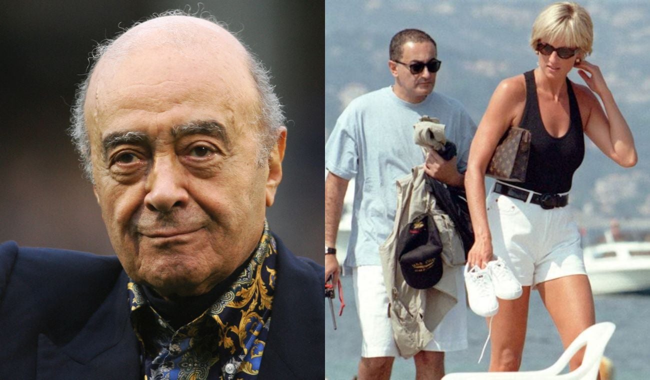 Mohamed Al Fayed y Dodi Al Fayed y Lady Di Mohamed Al Fayed y Dodi Al Fayed y Lady Di