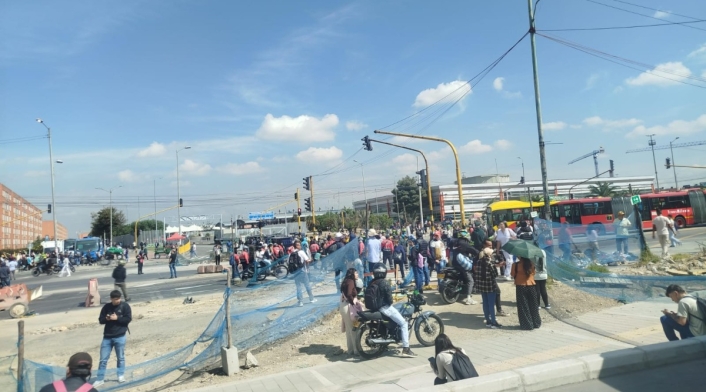 Bloqueos en Bogotá Bloqueos en Bogotá