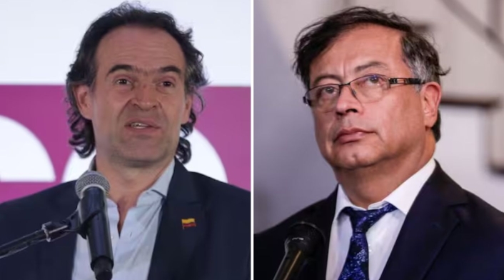 Federico Gutiérrez y Gustavo Petro Federico Gutiérrez y Gustavo Petro