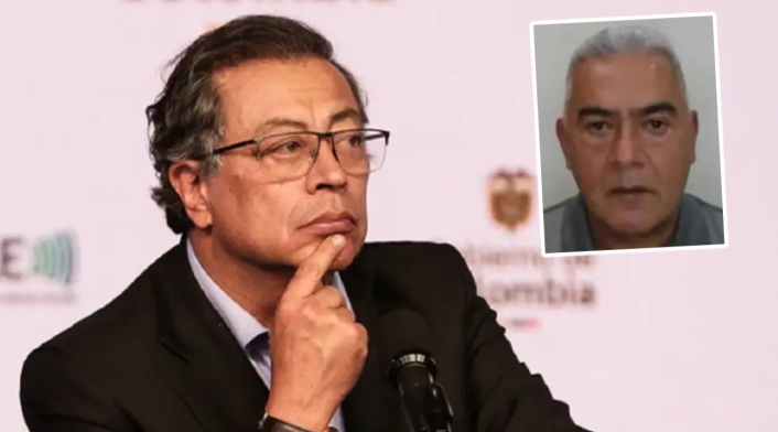 Gustavo Petro y Papa Pitufo Gustavo Petro y Papa Pitufo