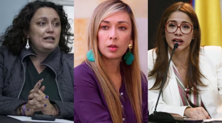 Angélica Lozano, Katherine Miranda y Catherine Juvinao Angélica Lozano, Katherine Miranda y Catherine Juvinao