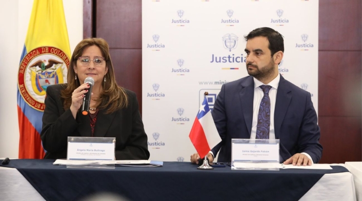 Ministros de Justicia de Colombia y Chile Ministros de Justicia de Colombia y Chile