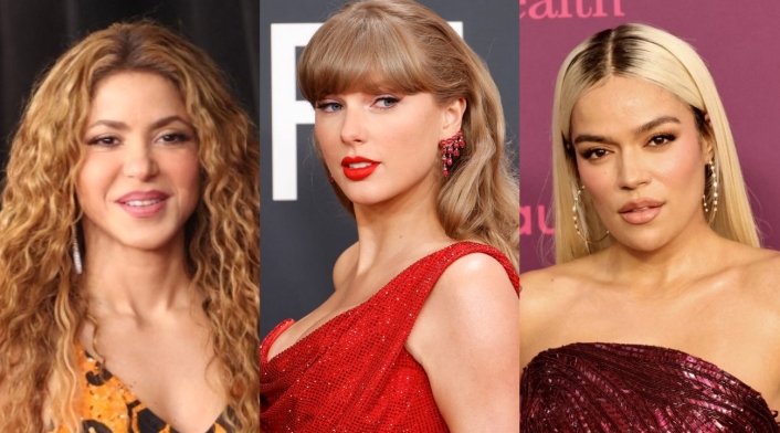 Shakira y Taylor Swift, cercanas en los Grammy, diferente a Karol G Shakira y Taylor Swift, cercanas en los Grammy, diferente a Karol G