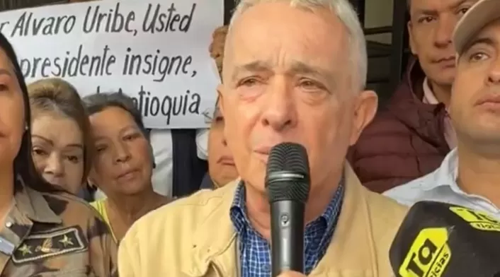 Visita de Uribe a Medellín