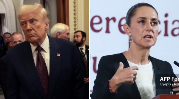 Donald Trump y Claudia Sheinbaum Donald Trump y Claudia Sheinbaum