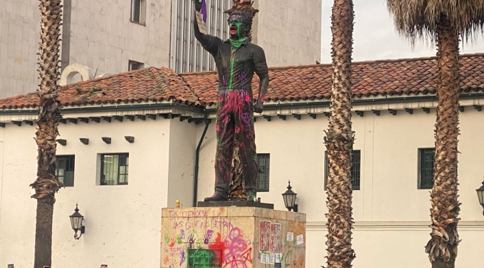 Vandalismo marchas día de la mujer - Bogotá Vandalismo marchas día de la mujer - Bogotá
