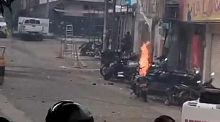 Ataque con moto bomba en el Cauca Ataque con moto bomba en el Cauca