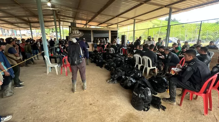 Comisión hu,anitaria ya se encuentra en el sector de La Hacienda