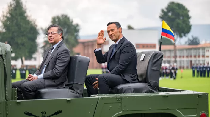 El general Sánchez dijo que luchara por combatir los grupos terroristas yel narcotráfico y lka