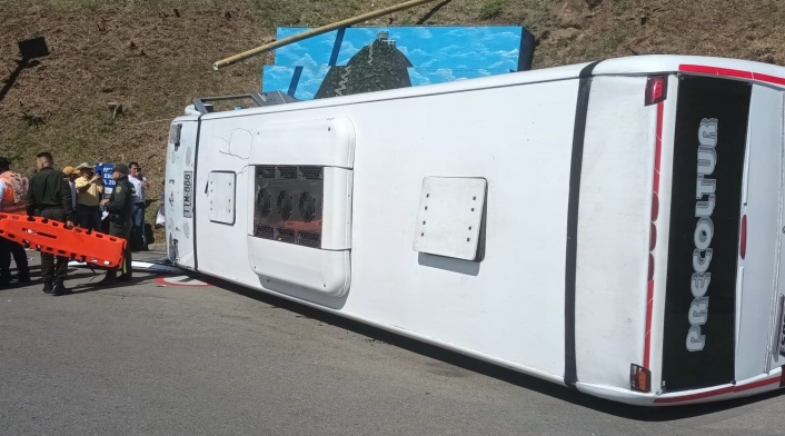Accidente en la Piedra del Peñol