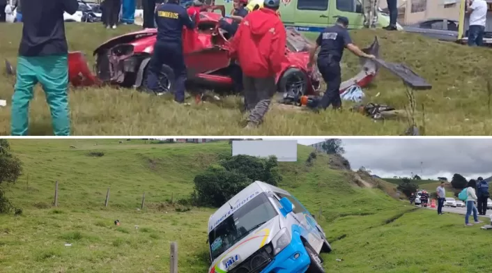 Accidentes de transito en la vía Tunja - Bogotá Accidentes de transito en la vía Tunja - Bogotá