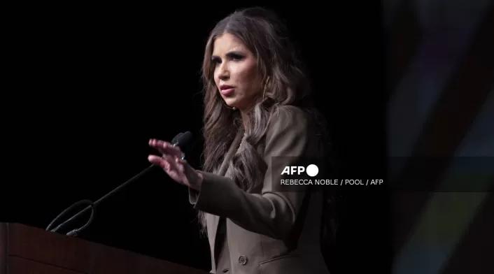 Kristi Noem, secretaria de Seguridad de EE.UU.