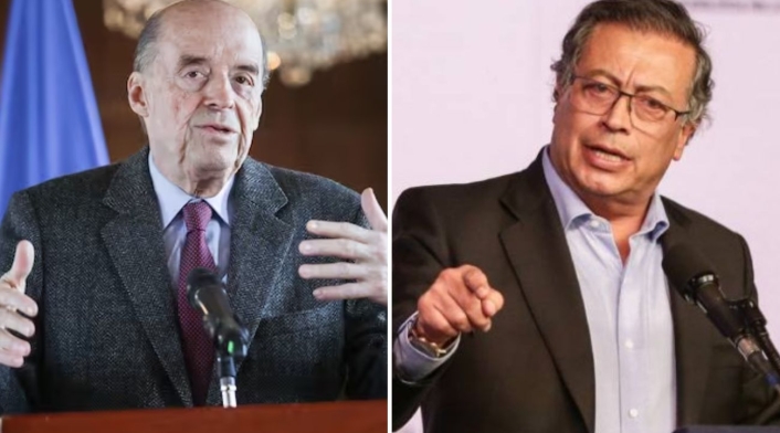 Álvaro Leyva y Gustavo Petro Álvaro Leyva y Gustavo Petro