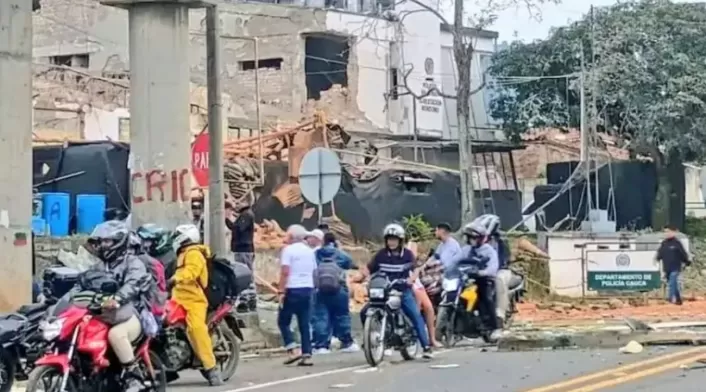 Atentado en Mondomo Atentado en Mondomo