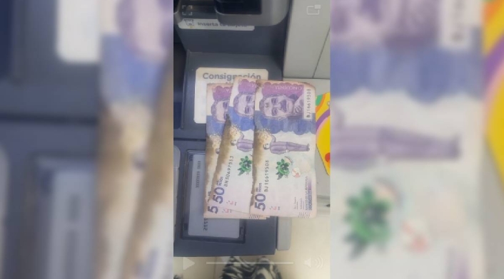 Billetes quemados - cajeros de Riohacha - Robo Aeropuerto