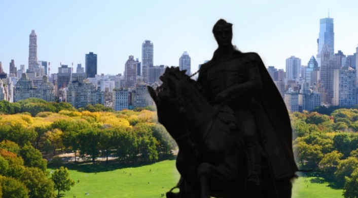 Estatua Simón Bolívar en Central Park Estatua Simón Bolívar en Central Park