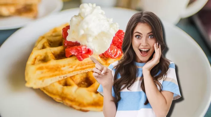 Postre secreto de Crepes & Waffles Postre secreto de Crepes & Waffles