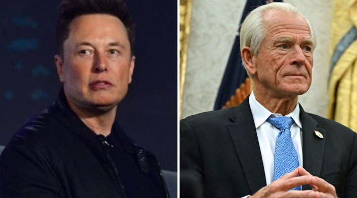 Elon Musk y Peter Navarro Elon Musk y Peter Navarro