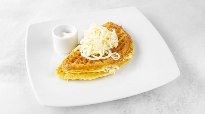 Waffle de choclo Waffle de choclo