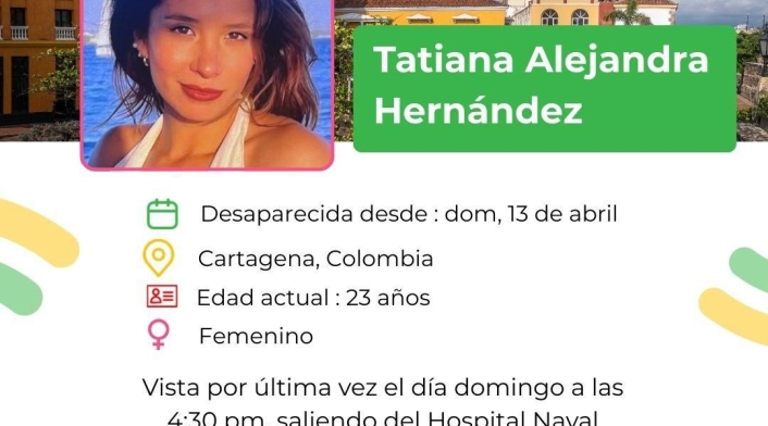 Imagen difundida por las autoridades