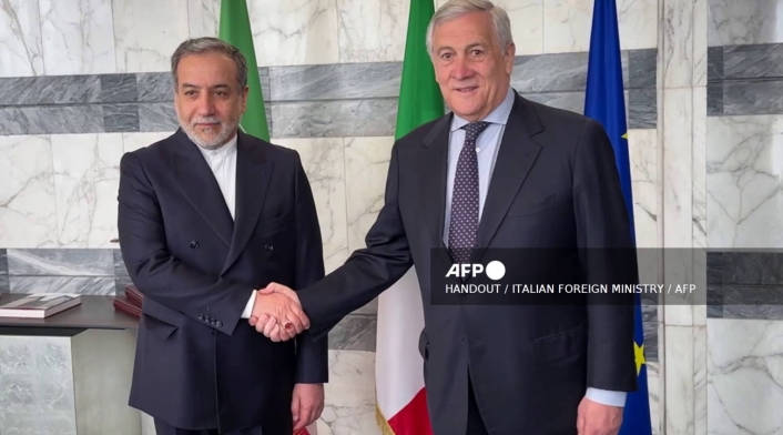 Iranian Foreign Minister Abbas Araqchi at the Italian Foreign Ministry in Rome Iranian Foreign Minister Abbas Araqchi at the Italian Foreign Ministry in Rome